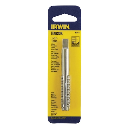 Irwin Irwin Hanson High Carbon Steel SAE Fraction Tap 1/2 in. 1 pc 8144